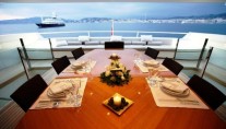 Arethusa -  Dining on Deck